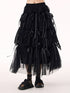 Ribbon Layered Mesh Skirt