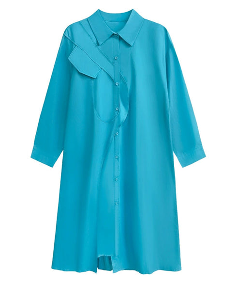 Curved Line Shirt Dress