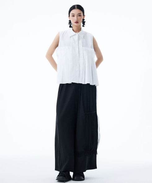 Nivelle Pleat Blouse