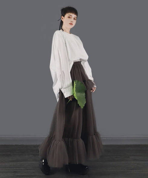 Halo Tier Ruffle Skirt