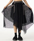 Mesh Layer Pocket Skirt