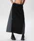 Dual Panel Buttoned Skirt