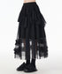 Layered Sheer Mesh Skirt