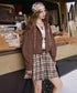 Mocha Crop Hoodie