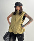 Grid Zip Vest