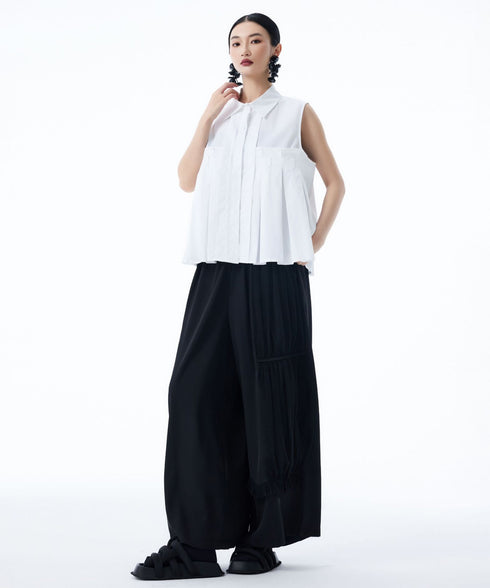 Nivelle Pleat Blouse