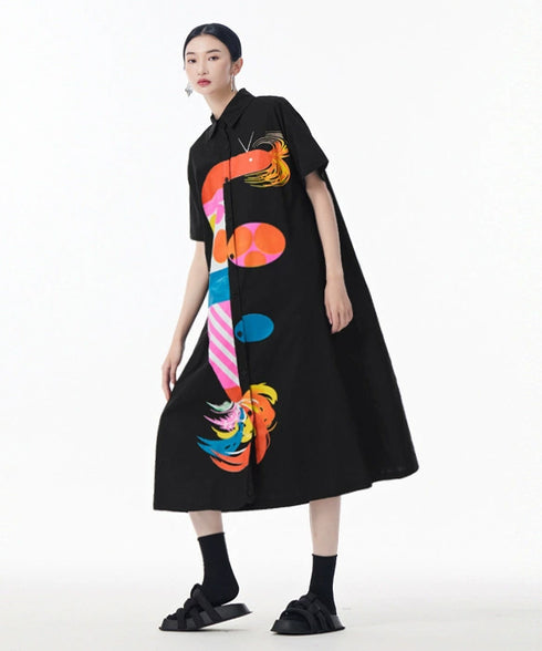 Color Parade Shirt Dress