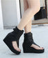 Strap Edge Platform Sandal