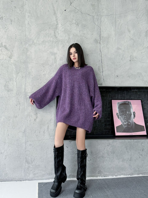 Balloon Sleeve Knit Top