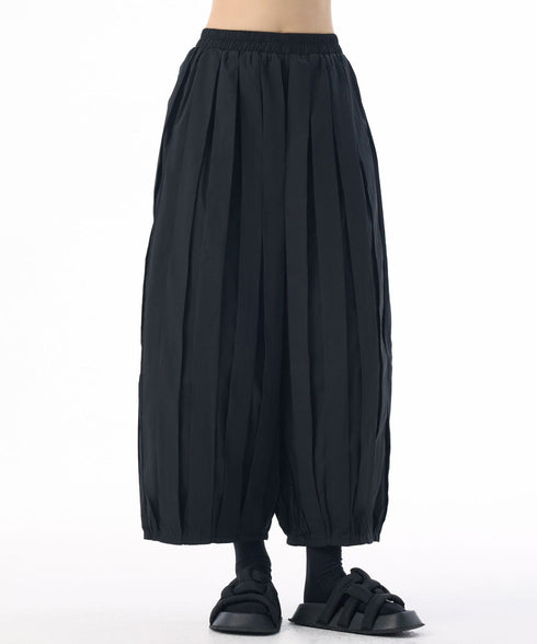 Pleated Volume Balloon Pants