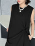 Twist Detail Sleeveless Dress