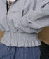 Frill Check Hoodie