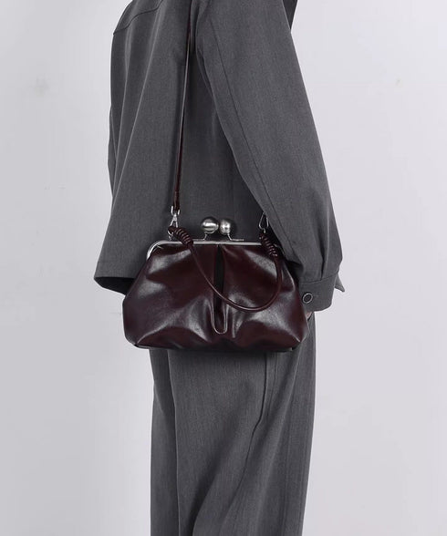 Metal Clasp Soft Bag