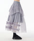Layered Sheer Mesh Skirt