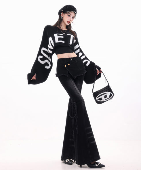 Bicolor Zip Top & Skirt Co-ord