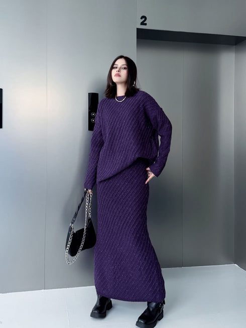 Diagonal Knit Texture Series