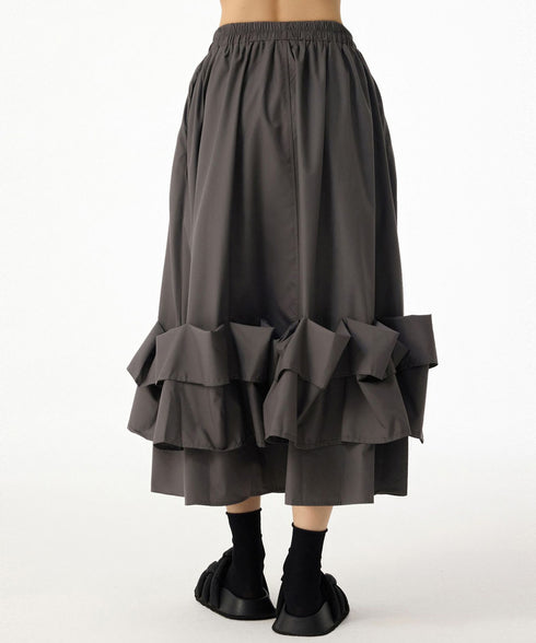 Frill Curve Skirt