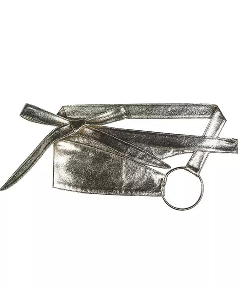 Metallic Ring Belt