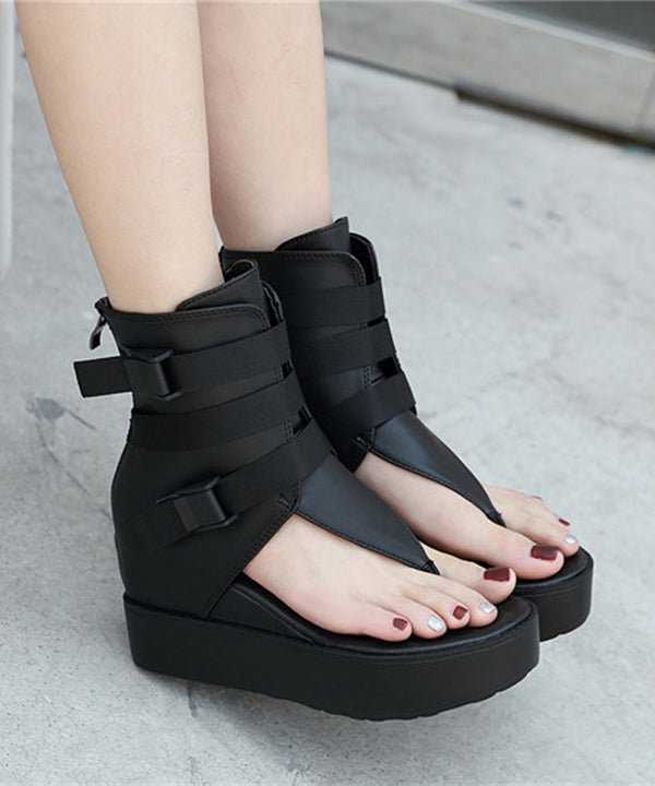 Strap Edge Platform Sandal