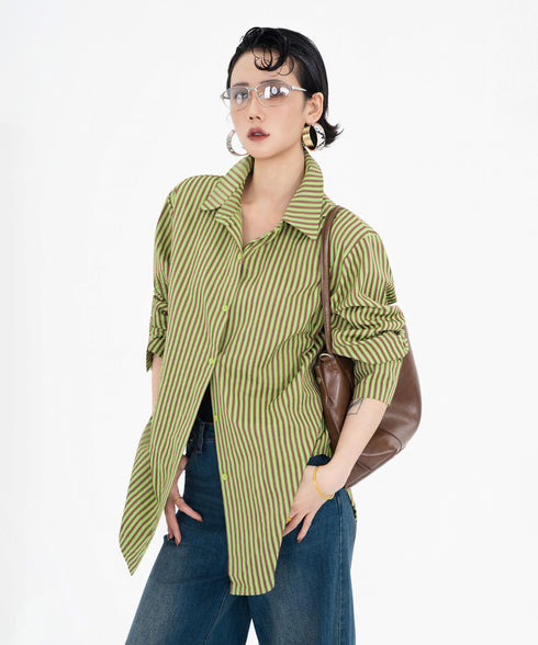 Stripe Oversized Shirt