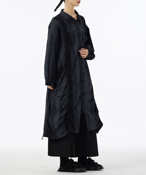 Glare Texture Zip Top