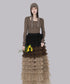 Cascade Frill Long Skirt
