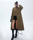 High Neck Wide Long Jacket