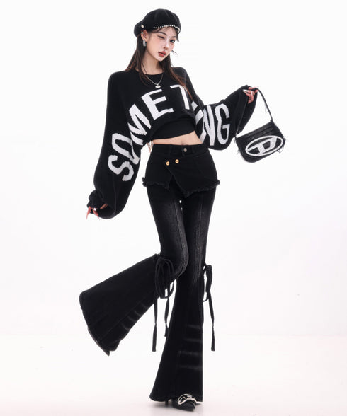 Bicolor Zip Top & Skirt Co-ord