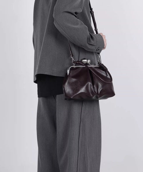 Metal Clasp Soft Bag