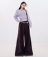 Fluid Pleat Wide Pants