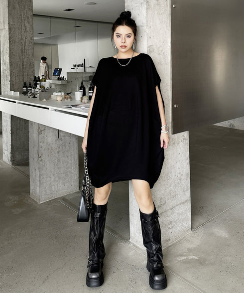 Balloon Silhouette Dress