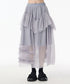 Layered Sheer Mesh Skirt