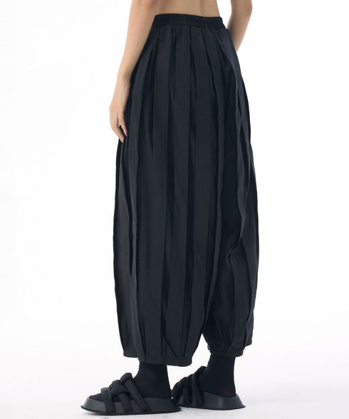 Pleated Volume Balloon Pants