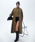 High Neck Wide Long Jacket