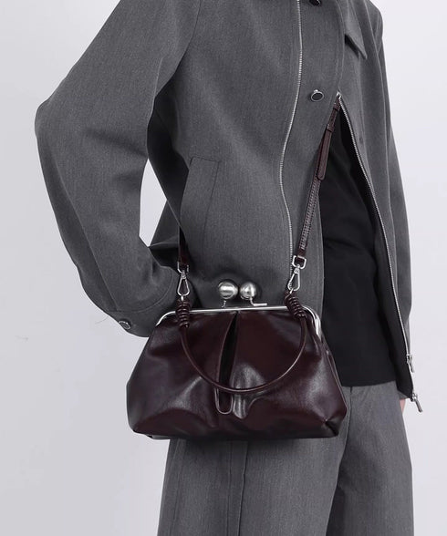 Metal Clasp Soft Bag