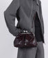 Metal Clasp Soft Bag