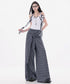 Grid Wrap Wide Pants