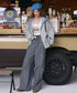 Frill Check Hoodie