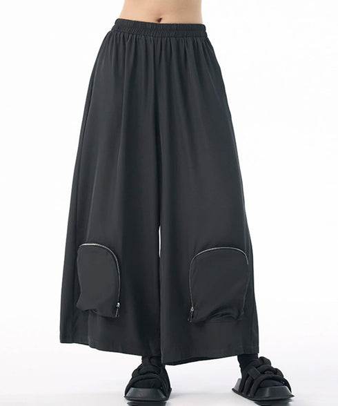 Zip Pocket Wide Pants