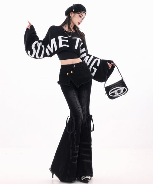 Bicolor Zip Top & Skirt Co-ord