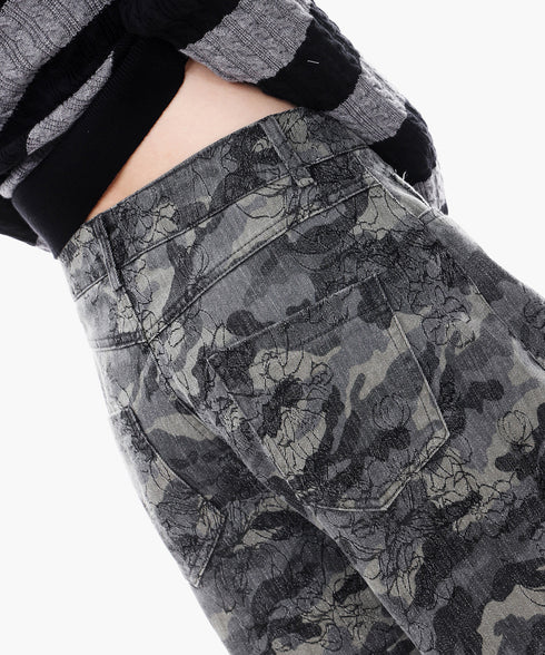 Shadow Camo Wide Pants