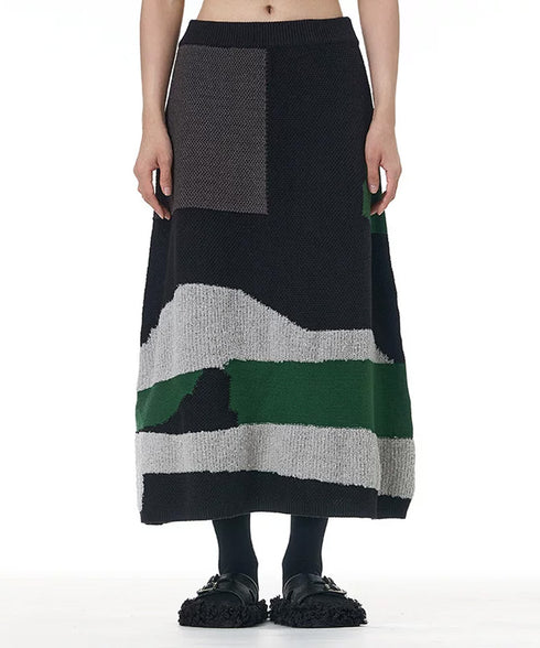 Abstract Block Knit Series