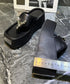 Metal Flow Platform Sandal