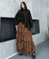 Layered Volume Maxi Skirt