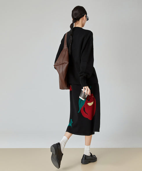 Apple Jacquard Knit Series