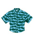 Wave Pattern Short Sleeve Shirt