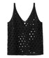 Openwork Deep V Vest