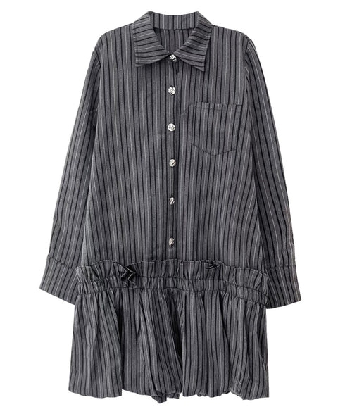 Stripe Tier Shirt Dress