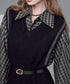 Check Layer Knit Dress