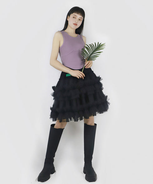 Cascade Ruffle Skirt